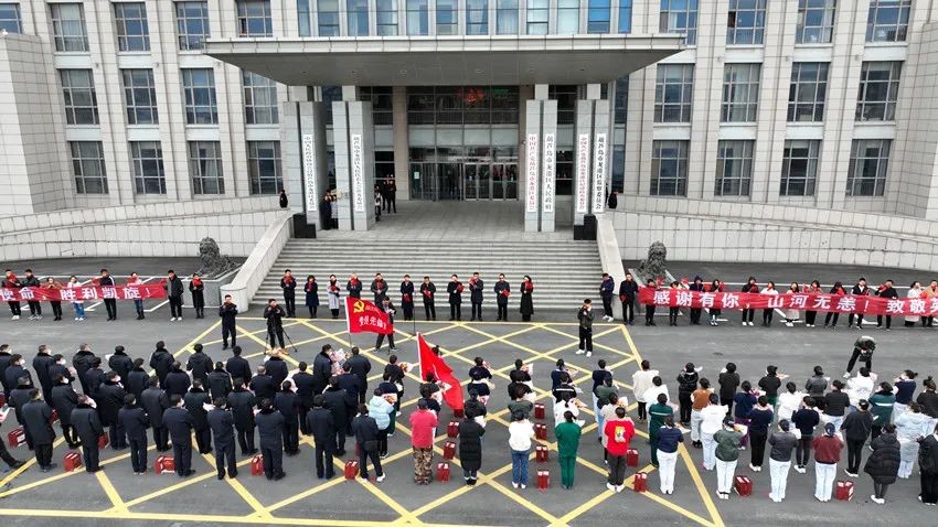 春暖花開(kāi)，英雄歸來(lái)！葫蘆島市第二人民醫(yī)院支援綏中醫(yī)療隊(duì)凱旋而歸~(圖3)